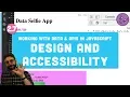 2 7 Project Wrap-up Accessibility and Design - Working with Data and APIs in JavaScript