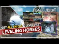 How To Level Horses Fast Get ALL Tier 9 10 Skills Black Desert