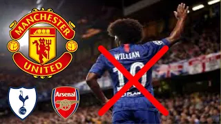 willian to replace jadon sancho at man united willian a snake for chelsea