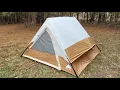 Ozark Trail 3 Person A frame Tent First Setup with Rain