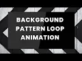 CSS Background Pattern loop animation CSS animation Tutorial
