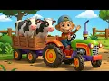 Lagu Monkey Funny | Cute Monkey Takes Care of Animals | Educational Farm Story | Monkey Cartoon