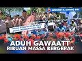 ADUH GAWAATTT ⁉️ JAKARTA - RIBUAN MASSA BERGERAK  