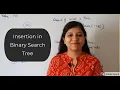 Insertion in Binary Search Tree Python Data Structure Interview Questions Chapter 8 P3
