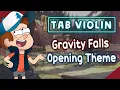 Gravity Falls Violin Tutorial tutorial de violin Tab Tutorial Sheet Music violin tabs