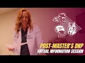 Virtual Information Session Post Master s DNP