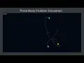 Three-Body Problem Simulation Learning 3D Graphics Physics Simulation