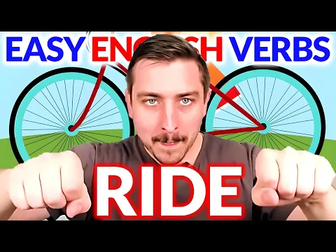 RIDE 🚴‍♂️ Verbos en inglés: Riding A Bicycle | Easy Inglés Input comprensible para principiantes Lección