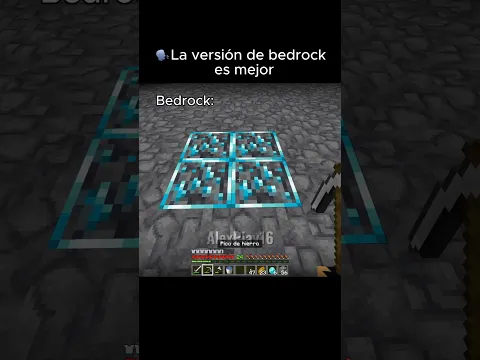 🗣️La Versión de Bedrock es Mejor #minecraft #minecraftmemes