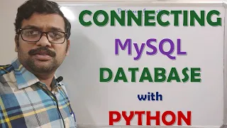 PYTHON DATABASE CONNECTIVITY HOW TO CONNECT MYSQL WITH PYTHON CONNECTING DATABASE WITH PYTHON