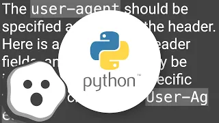 Sending User-agent using Requests library in Python