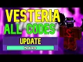 ALL Vesteria CODES Roblox Vesteria Codes April 2023