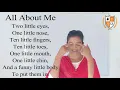 CLASS UKG ENGLISH POEM ALL ABOUT ME