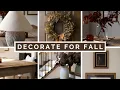 DECORATE WITH ME FOR FALL 2025 DIY FALL DECOR ON A BUDGET PART 1