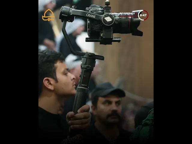 ⁣على مدار الساعة .. جهود كبيرة للخدم في قسم الإعلام لتغطية المواكب الحسينية