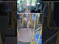 Two goats attempt to hitch a ride on Portland bus