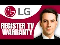 How To Register Lg Tv Warranty
