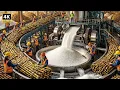 Lagu Sugarcane Sugar Factory Exposed 😱 | How Millions of Tons of Raw Cane Become Pure White Sugar Daily