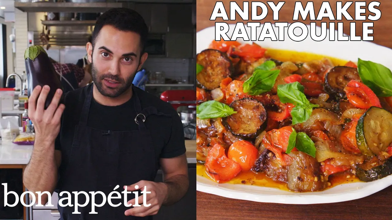 Andy Makes Classic Ratatouille   From the Test Kitchen   Bon Apptit