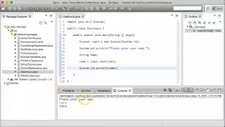 Java Tutorial 12 - Getting User Input