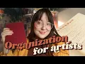 ORGANIZATION FOR ARTISTS How I plan my week as a full time creative