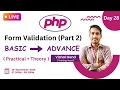 PHP Form Validation Part 2 Secure Form Handling Sanitization Error Messages Explained