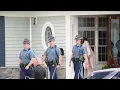 Hundreds of troopers participate in walk-by during wake for Trooper Trainor