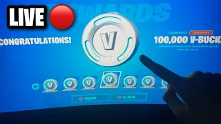 FORTNITE LIVE GIFTING FREE VBUCKS TO EVERY VIEWER FREE VBUCKS CODES SKINS FORTNITE GIVEAWAY