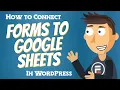 How to Connect Your Forms to Google Sheets