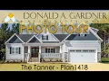 Craftsman house plan with three bedrooms and small floor plan The Tanner