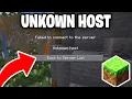 How To Fix Unknown Host Minecraft Server - Tutorial