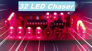how to make led chaser circuit jumping led chaser etelectricaltech