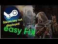 Steam CD Key not showing in new interface 2023 Assassins Creed