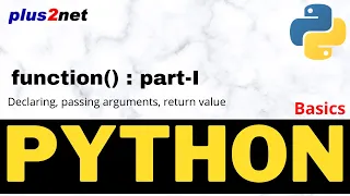 Python functions declaring and passing parameters with return value and calling the function