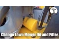 Oil Change and Filter Change on a Riding Lawn Mower