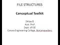 VTU FS 18IS61 M1 L3 conceptual toolkit
