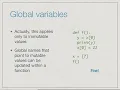 Global scope nested functions