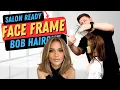 FACE FRAMING BOB HAIRCUT with bangs hair trend 2023