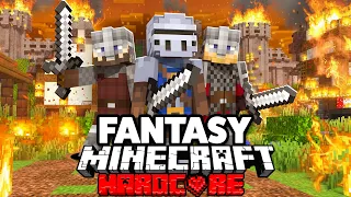 100 Players Simulate a Fantasy Tournament in Minecraft!