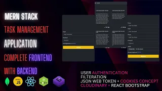 MERN Stack Project Build a Full Stack Task Management Webapp with React Node MongoDB Express