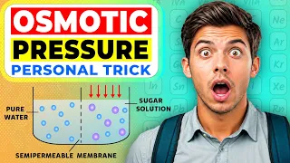 Osmotic Pressure | Easy Trick to Solve Numerical Problems 