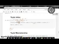 Data Structures Tuples Machine Learning Course Applied AI Part 2 Tutorial 15