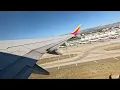 Southwest Airlines 2583 Boeing 737-7H4 Takeoff San Jose California 4K