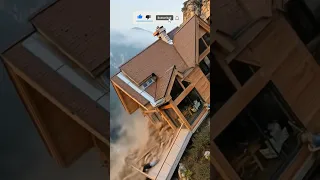 The Ground Suddenly Gives Way Swallowing The Structure Whole 