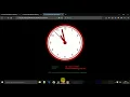 Clock using html canvas javascript