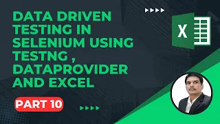 Apache POI Tutorial Part10 - Data Driven Testing in Selenium TestNG DataProvider and Excel
