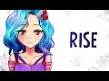 Nightcore - Rise - (Lyrics)
