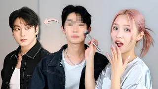 I turned my friend into a kpop Idol (ft. Jungkook??!)