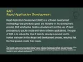 RAD - Rapid Application Development