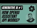 1 How To Use OpenAI Assistant API using Python Generative AI GPT 4 Chatbot